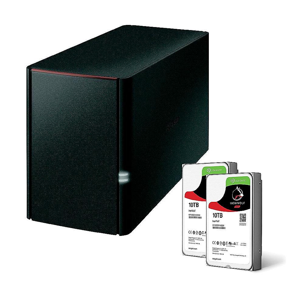 Buffalo LinkStation 220 NAS 2-Bay 20TB inkl. 2x 10TB Seagate ST10000VN0004