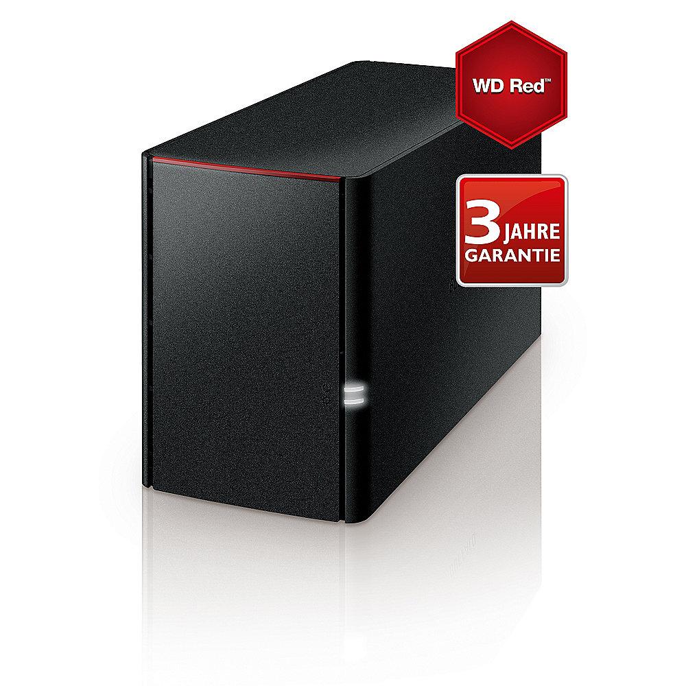 Buffalo LinkStation LS220DR NAS System 2-Bay 8TB (2x 4TB WD RED HDD), Buffalo, LinkStation, LS220DR, NAS, System, 2-Bay, 8TB, 2x, 4TB, WD, RED, HDD,