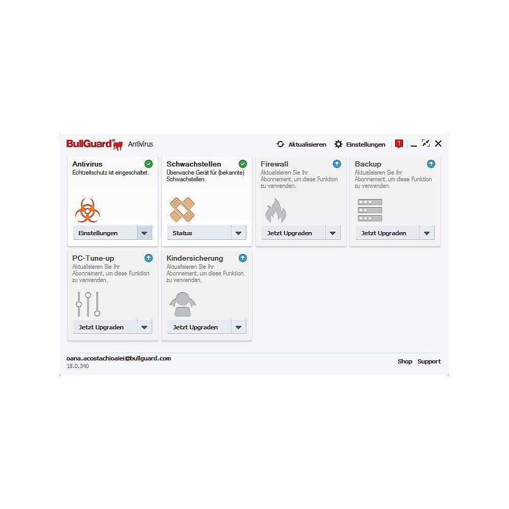 BullGuard Antivirus 2018 1 Device 2 Jahre - ESD, BullGuard, Antivirus, 2018, 1, Device, 2, Jahre, ESD