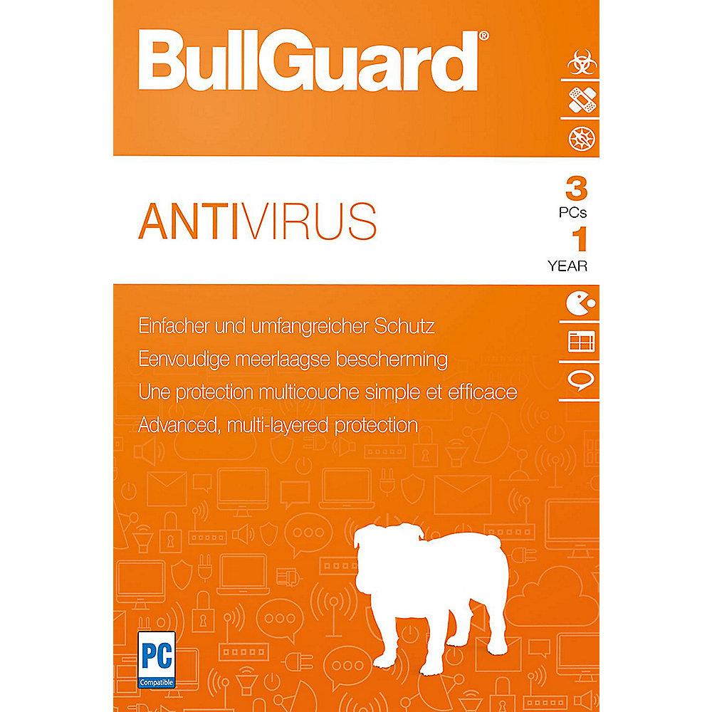 BullGuard Antivirus 2018 3 Devices 1 Jahr - ESD