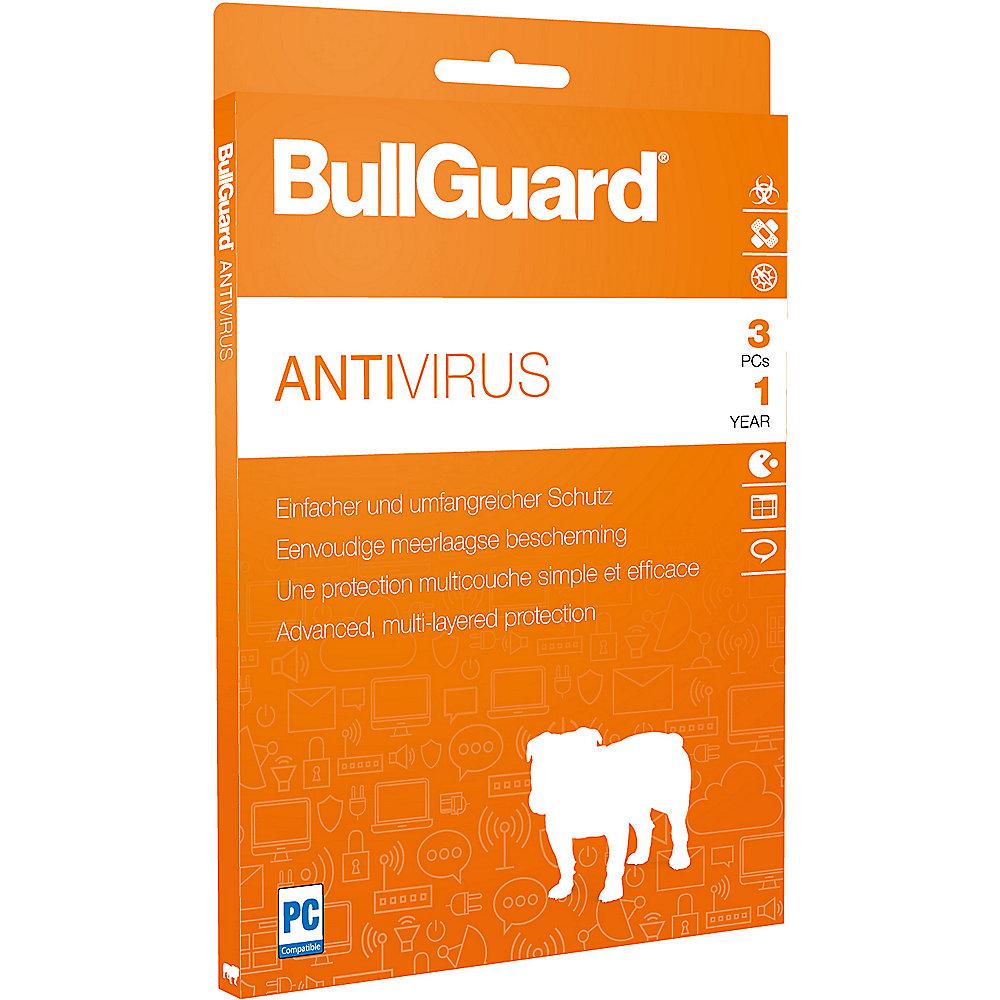 BullGuard Antivirus 2018 3 Devices 1 Jahr - ESD