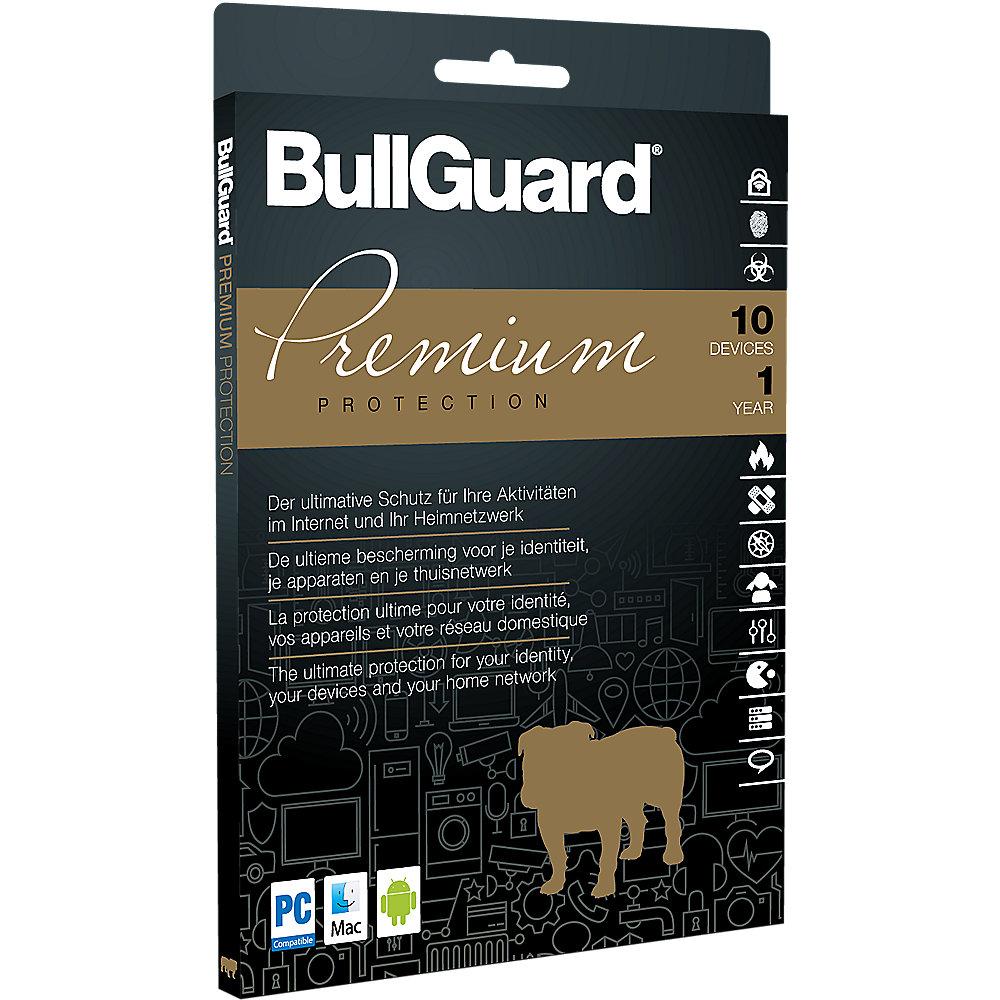 BullGuard Premium Protection 2018 10 Devices 1 Jahr - ESD, BullGuard, Premium, Protection, 2018, 10, Devices, 1, Jahr, ESD