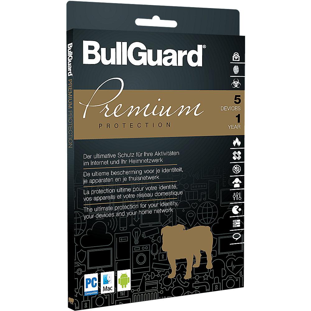 BullGuard Premium Protection 2018 5 Devices 1 Jahr - ESD, BullGuard, Premium, Protection, 2018, 5, Devices, 1, Jahr, ESD