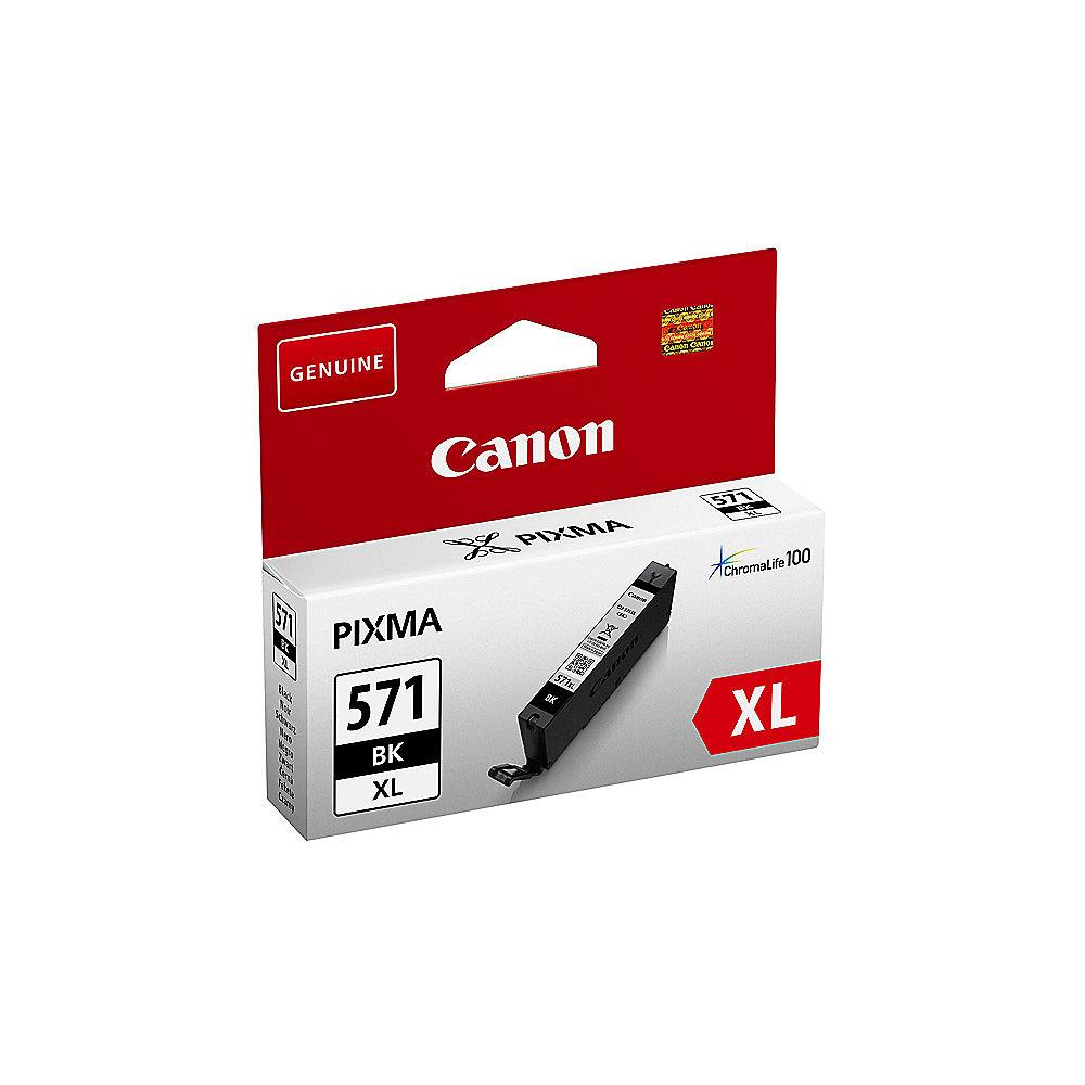 Canon CLI-571BK XL Original Druckerpatrone Schwarz hohe Kapazität 0331C001, Canon, CLI-571BK, XL, Original, Druckerpatrone, Schwarz, hohe, Kapazität, 0331C001