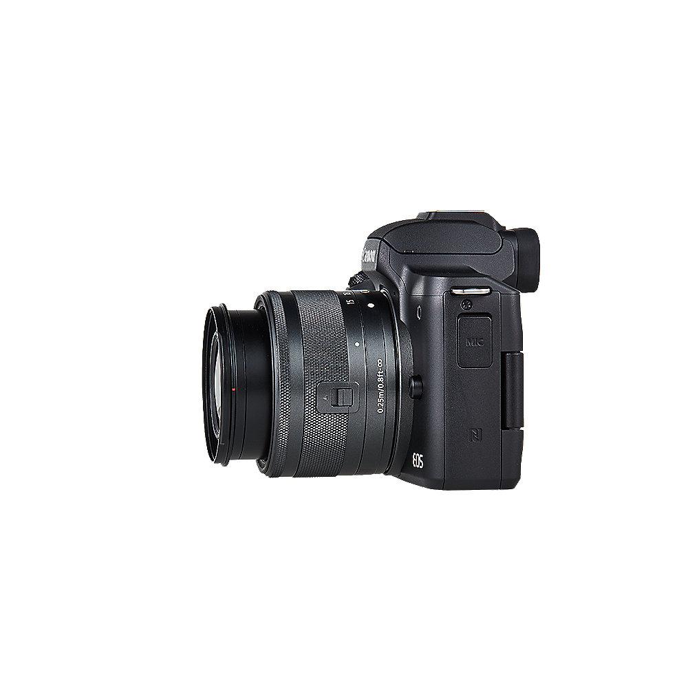 Canon EOS M50 Gehäuse Systemkamera schwarz