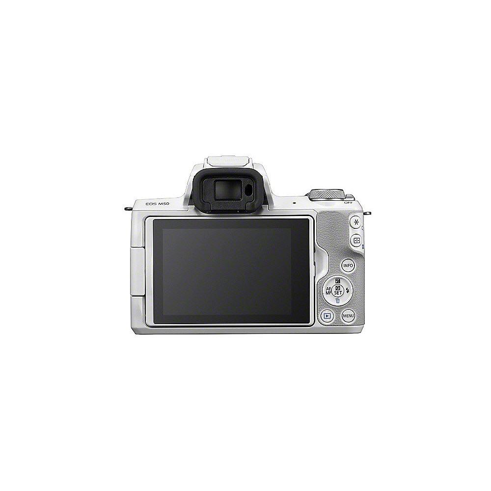 Canon EOS M50 Gehäuse Systemkamera weiß