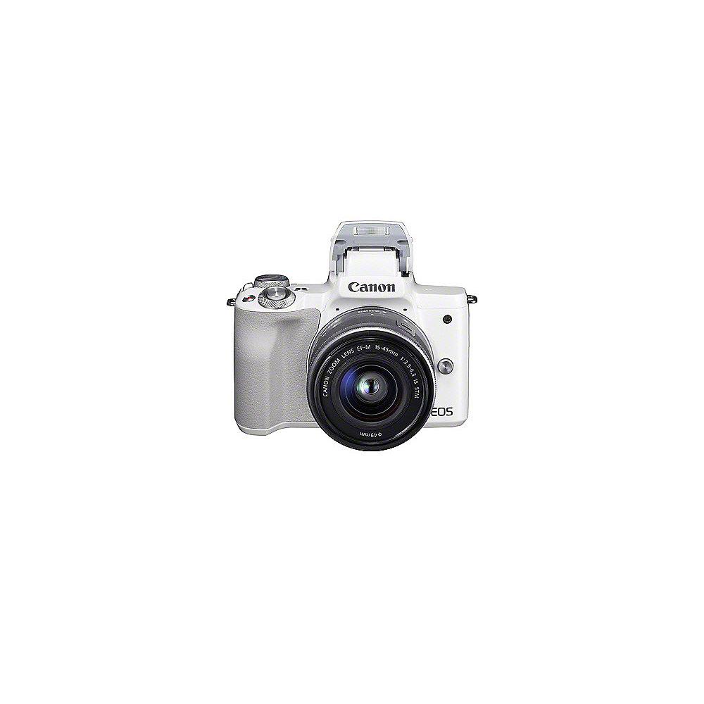 Canon EOS M50 Gehäuse Systemkamera weiß, Canon, EOS, M50, Gehäuse, Systemkamera, weiß