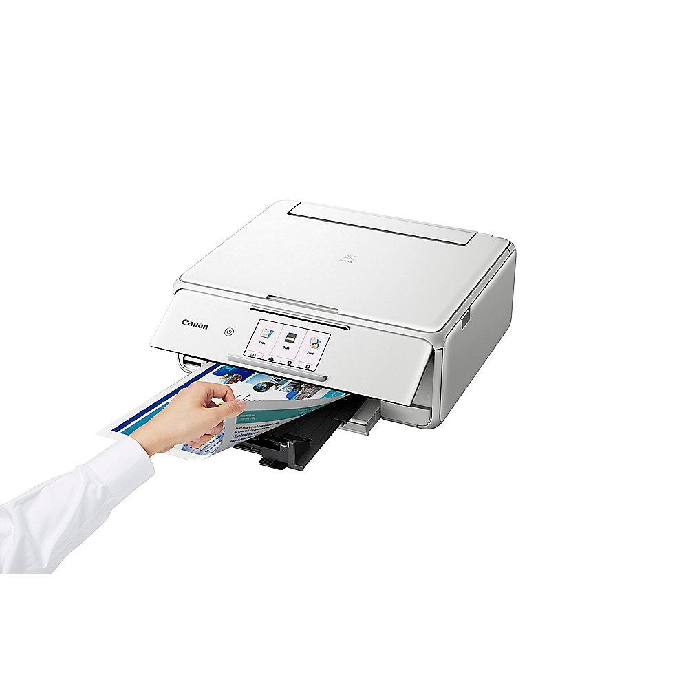 Canon PIXMA TS8151 weiß Multifunktionsdrucker Scanner Kopierer WLAN, Canon, PIXMA, TS8151, weiß, Multifunktionsdrucker, Scanner, Kopierer, WLAN