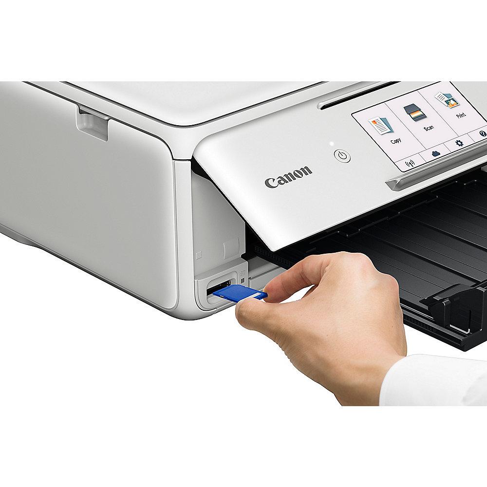 Canon PIXMA TS8151 weiß Multifunktionsdrucker Scanner Kopierer WLAN, Canon, PIXMA, TS8151, weiß, Multifunktionsdrucker, Scanner, Kopierer, WLAN