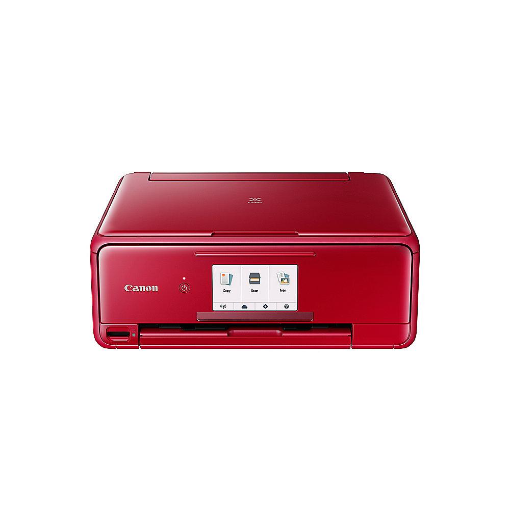 Canon PIXMA TS8152 rot Multifunktionsdrucker Scanner Kopierer WLAN