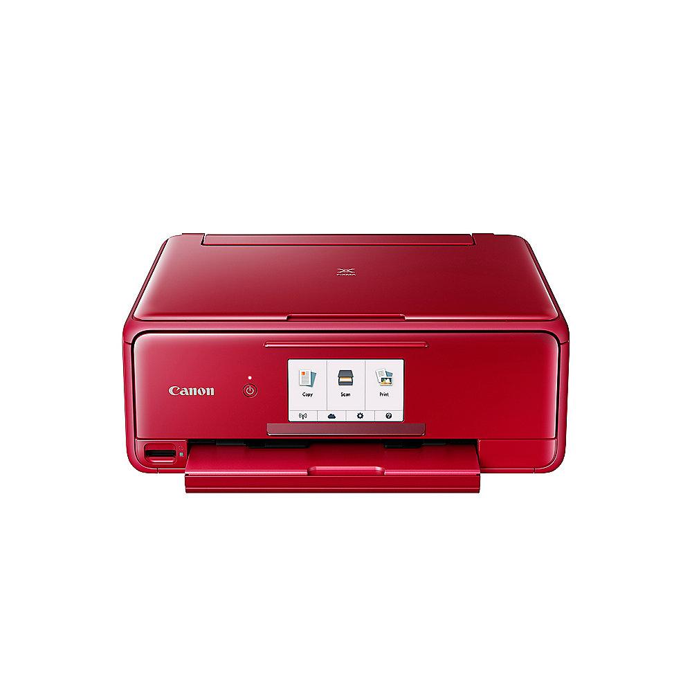 Canon PIXMA TS8152 rot Multifunktionsdrucker Scanner Kopierer WLAN