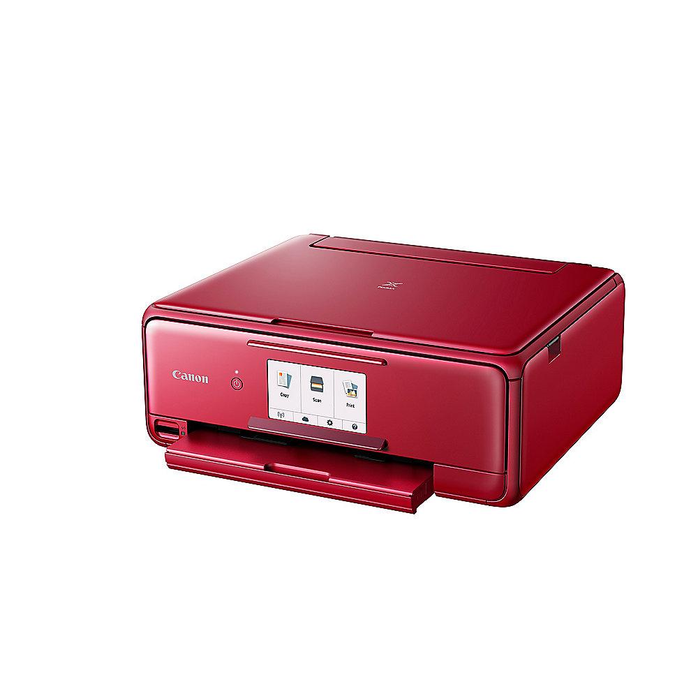 Canon PIXMA TS8152 rot Multifunktionsdrucker Scanner Kopierer WLAN