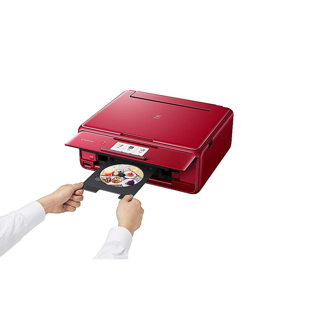 Canon PIXMA TS8152 rot Multifunktionsdrucker Scanner Kopierer WLAN