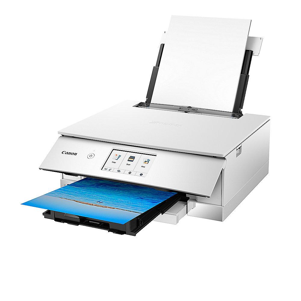 Canon PIXMA TS8251 Weiss Multifunktionsdrucker Scanner Kopierer WLAN