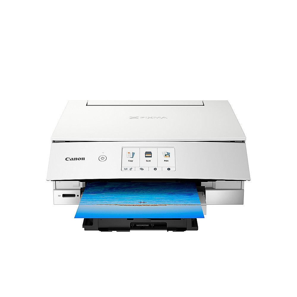 Canon PIXMA TS8251 Weiss Multifunktionsdrucker Scanner Kopierer WLAN