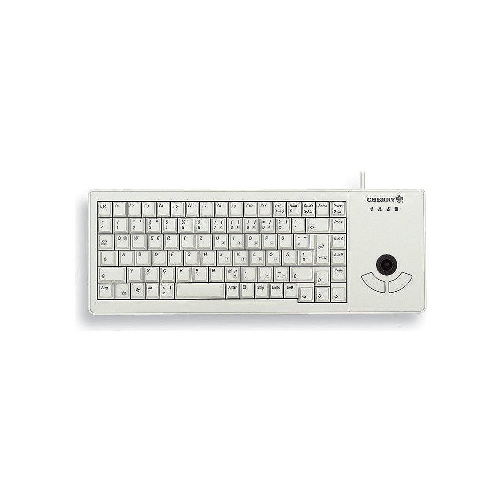 Cherry G84-5400 XS Trackball Keyboard USB hellgrau