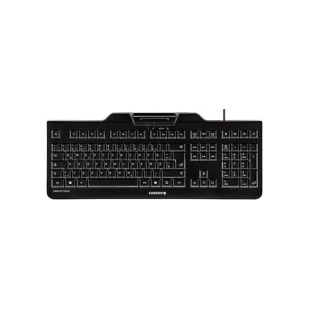 Cherry KC 1000 SC Keyboard mit Smart Card Reader USB schwarz, Cherry, KC, 1000, SC, Keyboard, Smart, Card, Reader, USB, schwarz