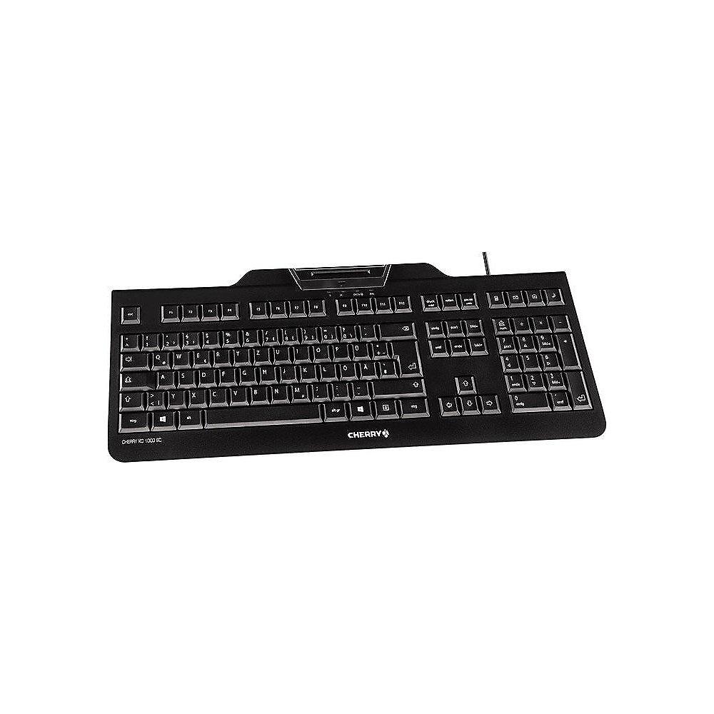 Cherry KC 1000 SC Keyboard mit Smart Card Reader USB schwarz