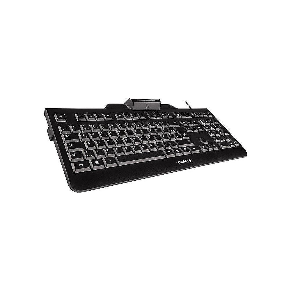 Cherry KC 1000 SC Keyboard mit Smart Card Reader USB schwarz