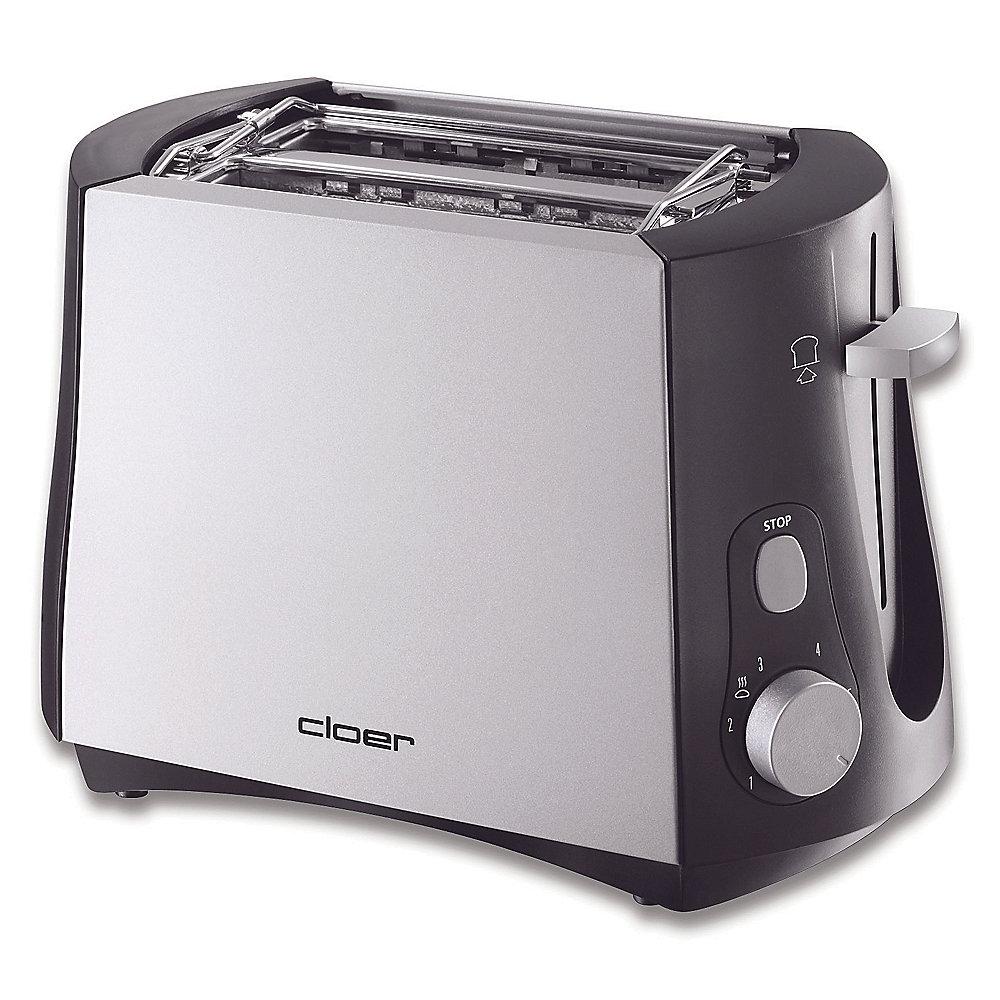 Cloer 3410 Toaster Edelstahl, Cloer, 3410, Toaster, Edelstahl