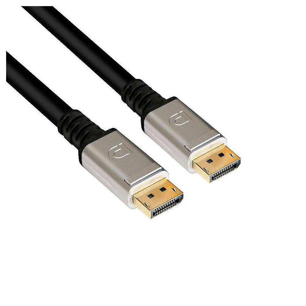 Club 3D 8K 60Hz DisplayPort 1.4 HBR3 Cable M/M 4m schwarz, Club, 3D, 8K, 60Hz, DisplayPort, 1.4, HBR3, Cable, M/M, 4m, schwarz