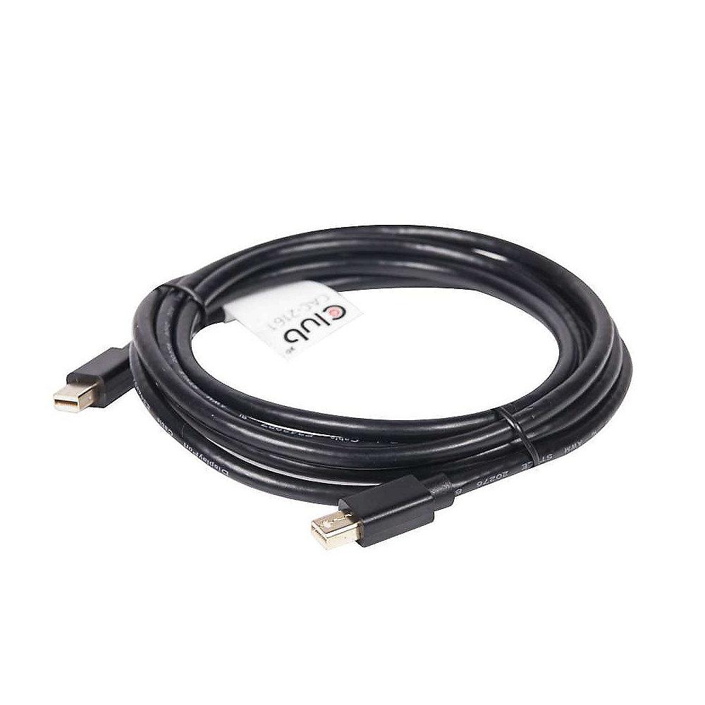 Club 3D DisplayPort 1.2 Kabel 2m mDP zu mDP HBR2 St./St. schwarz CAC-2161, Club, 3D, DisplayPort, 1.2, Kabel, 2m, mDP, mDP, HBR2, St./St., schwarz, CAC-2161