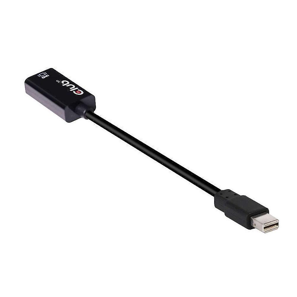 Club 3D DisplayPort 1.4 Adapter mDP zu HDMI 2.0a HDR aktiv schwarz CAC-1180