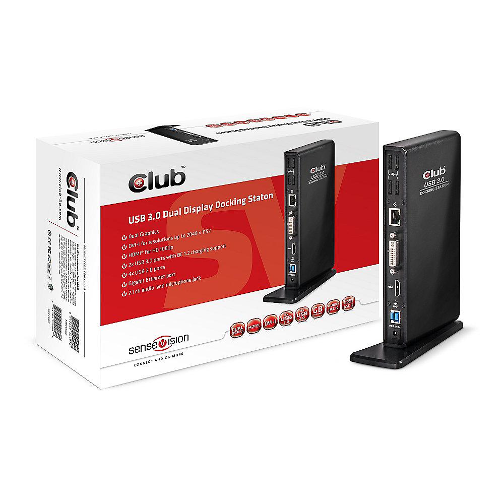 Club 3D Dual Display Docking Station CSV-3242HD