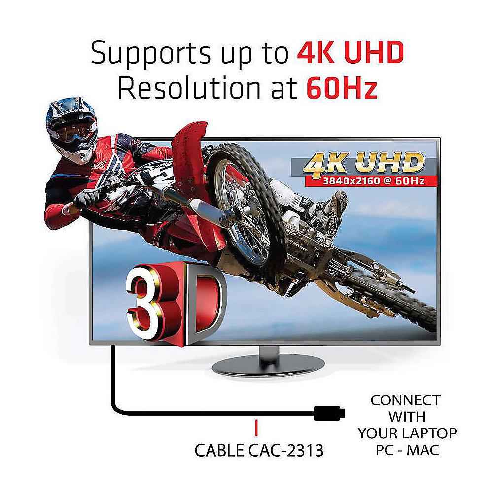 Club 3D HDMI 2.0 Kabel 10m 4K60Hz RedMere UHD St./St. schwarz CAC-2313, Club, 3D, HDMI, 2.0, Kabel, 10m, 4K60Hz, RedMere, UHD, St./St., schwarz, CAC-2313