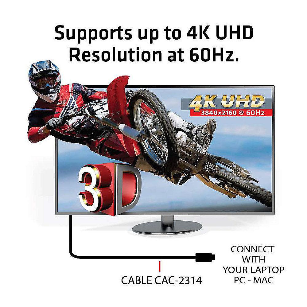 Club 3D HDMI 2.0 Kabel 15m 4K60Hz RedMere UHD St./St. schwarz CAC-2314, Club, 3D, HDMI, 2.0, Kabel, 15m, 4K60Hz, RedMere, UHD, St./St., schwarz, CAC-2314