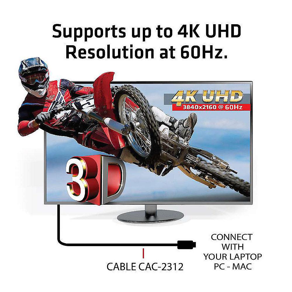 Club 3D HDMI 2.0 Kabel 5m 4K60Hz UHD St./St. schwarz CAC-2312, Club, 3D, HDMI, 2.0, Kabel, 5m, 4K60Hz, UHD, St./St., schwarz, CAC-2312