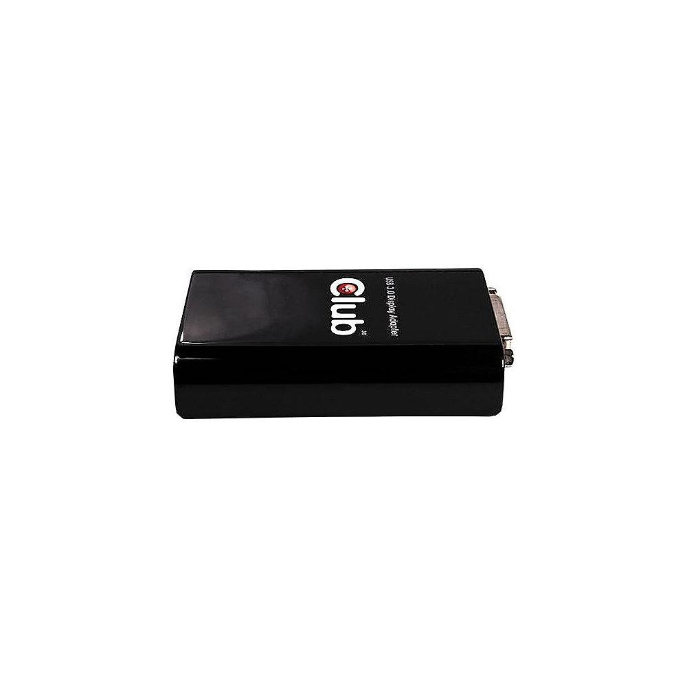 Club 3D USB 3.0 Grafikadapter 0,6m USB 3.0 zu DVI-I St./Bu. schwarz CSV-2300D