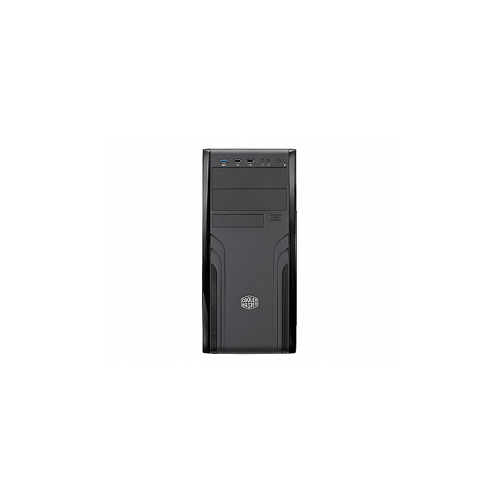 Cooler Master Force 500 Midi Tower ATX Gehäuse schwarz USB3.0 (o.NT.), Cooler, Master, Force, 500, Midi, Tower, ATX, Gehäuse, schwarz, USB3.0, o.NT.,