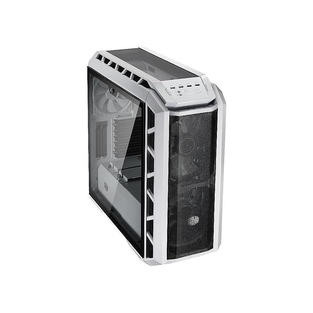 Cooler Master MasterCase H500P Midi Tower Gehäuse Weiß mit TG Seitenfenster