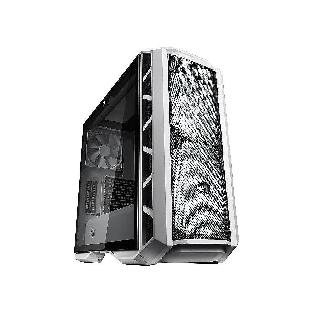 Cooler Master MasterCase H500P Midi Tower Gehäuse Weiß mit TG Seitenfenster