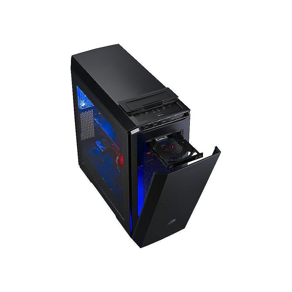 Cooler Master MasterCase Pro 6 Midi Tower ATX Gehäuse USB3.0 Dunkelgrau Fenster