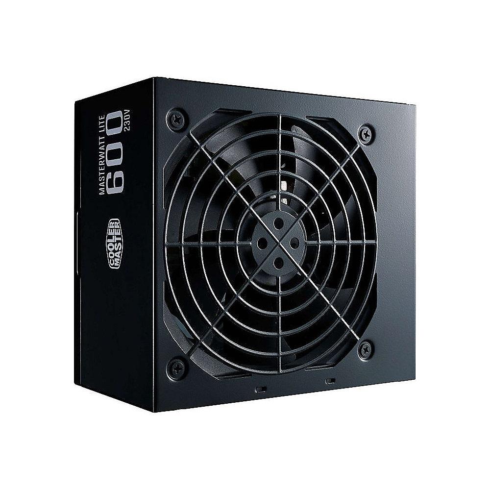 Cooler Master MasterWatt Lite v2 600 Watt Netzteil 80  White 120mm Lüfter