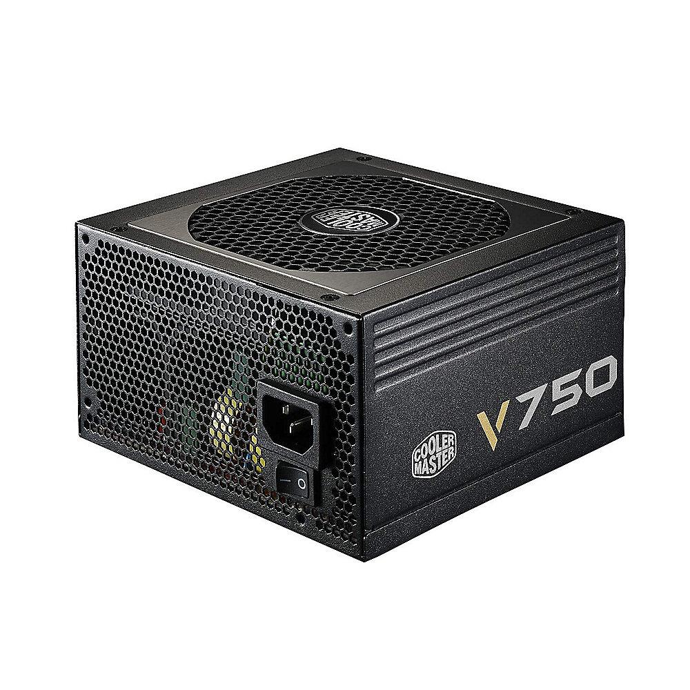 Cooler Master V-Series V750 750 Watt 80  Gold vollmodular 120mm Lüfter