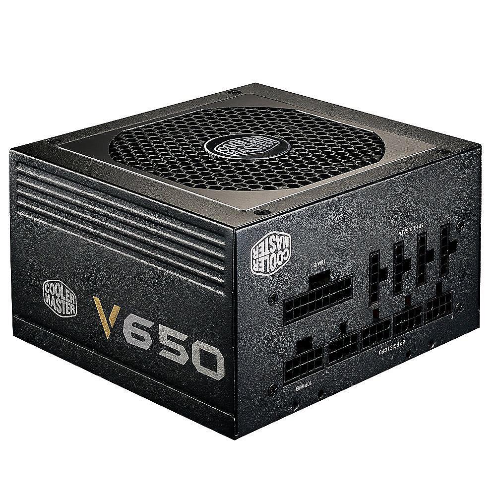 Cooler Master V-Series V750 750 Watt 80  Gold vollmodular 120mm Lüfter