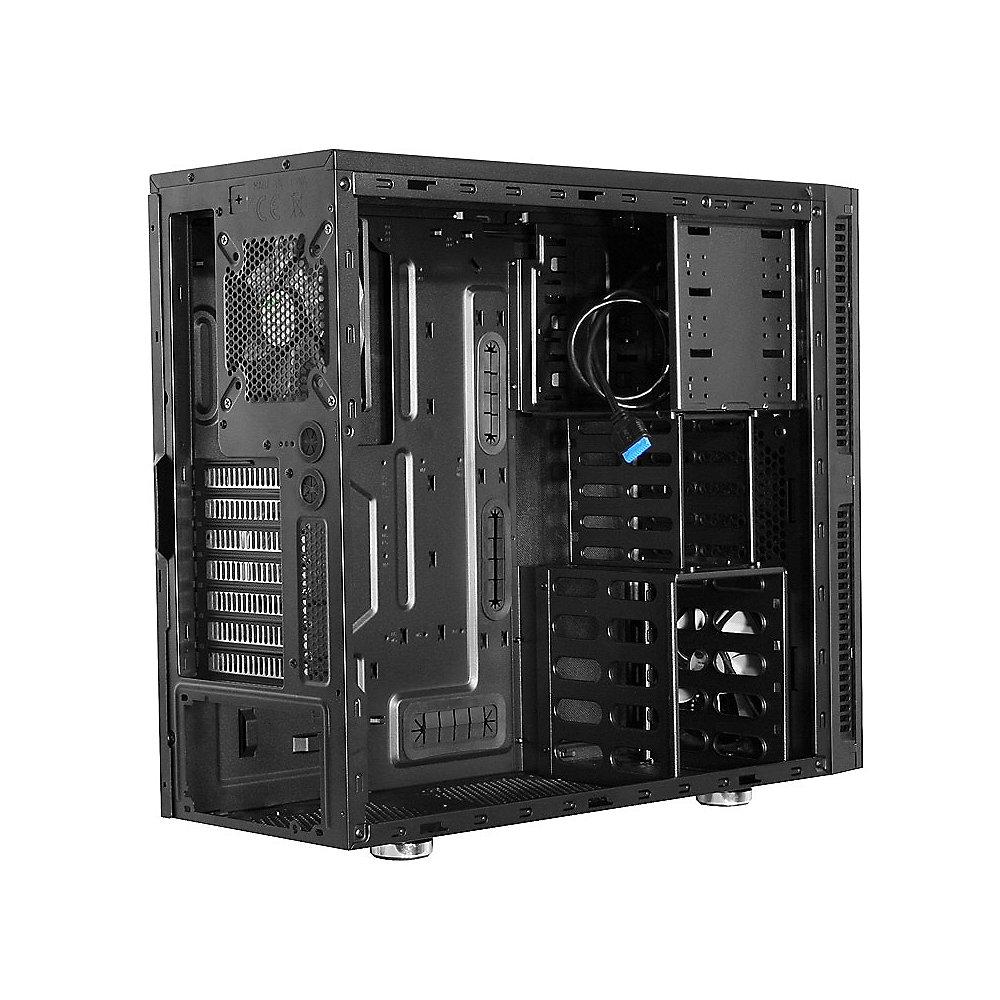 Cooltek Antiphon Black - Midi Tower Gehäuse  - USB3.0 schallgedämmt (o.NT)