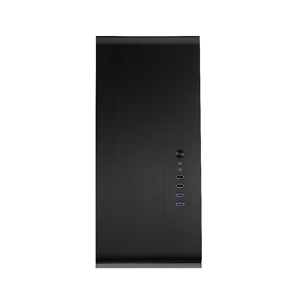 Cooltek Jonsbo UMX4 Midi Tower mATX Gehäuse, USB3.0, Schwarz