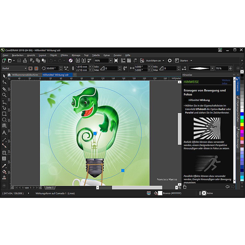 CorelDRAW Graphics Suite 2018 Box, Englisch, CorelDRAW, Graphics, Suite, 2018, Box, Englisch