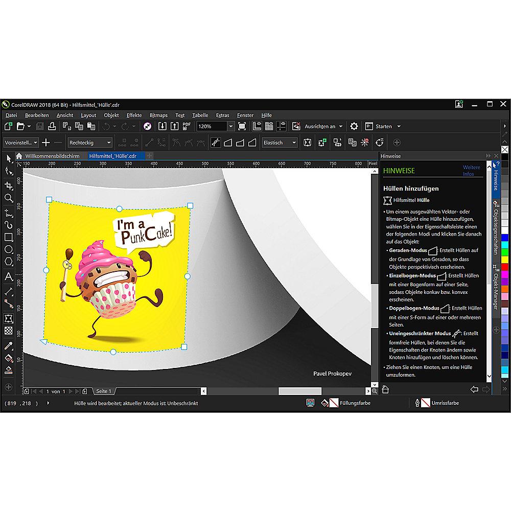 CorelDRAW Graphics Suite 2018 Upgrade Box