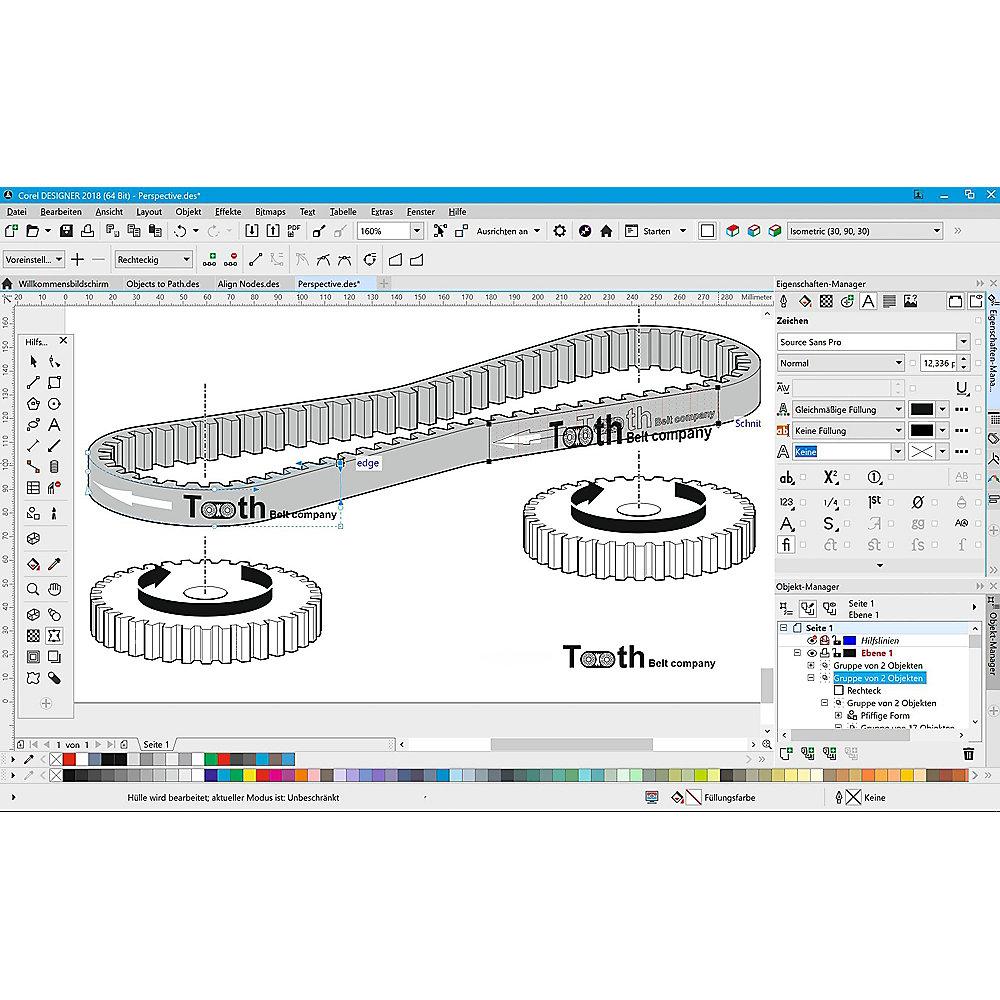 CORELDRAW Technical Suite 2018 1 User 251  User EDU Lizenz ML