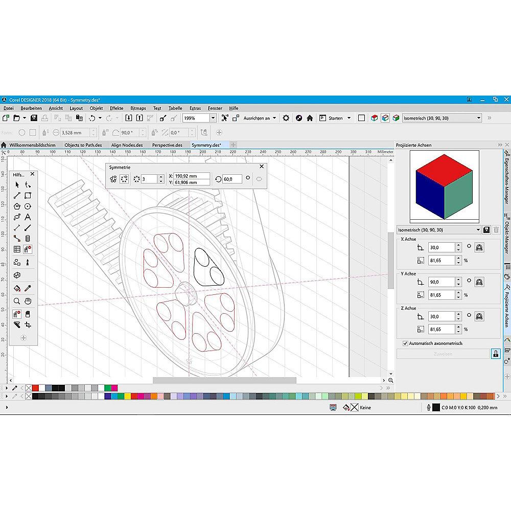 CORELDRAW Technical Suite 2018 1 User 251  User EDU Lizenz ML