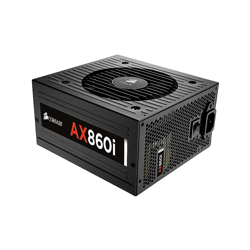 Corsair AX860i ATX 2.32 aktiv PFC Netzteil 80  Platinum 140mm Lüfter