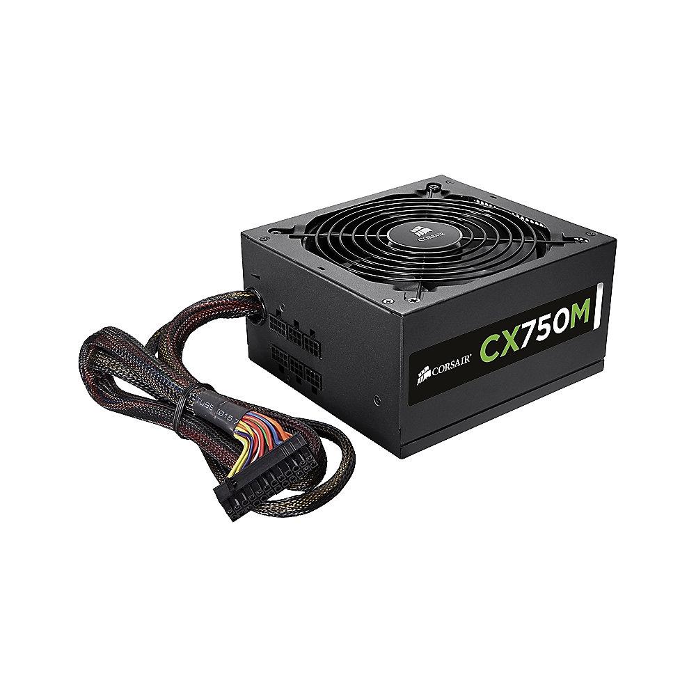 Corsair Builder Series CX750M 750W ATX 2.3 aktiv PFC Netzteil (120mm Lüfter)