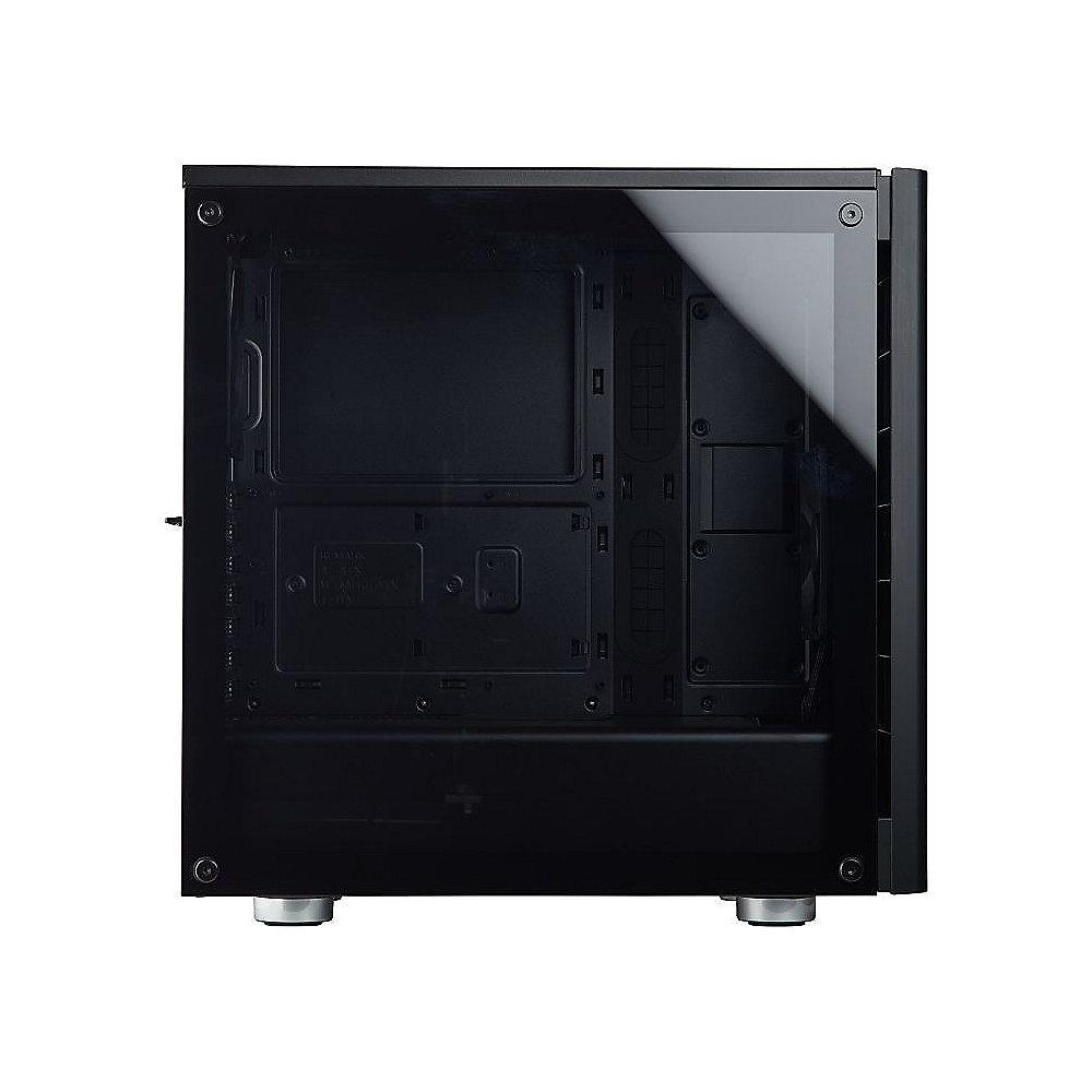 Corsair Carbide 275R Black Midi Tower Gaming Gehäuse, mit Acryl Seitenfenster