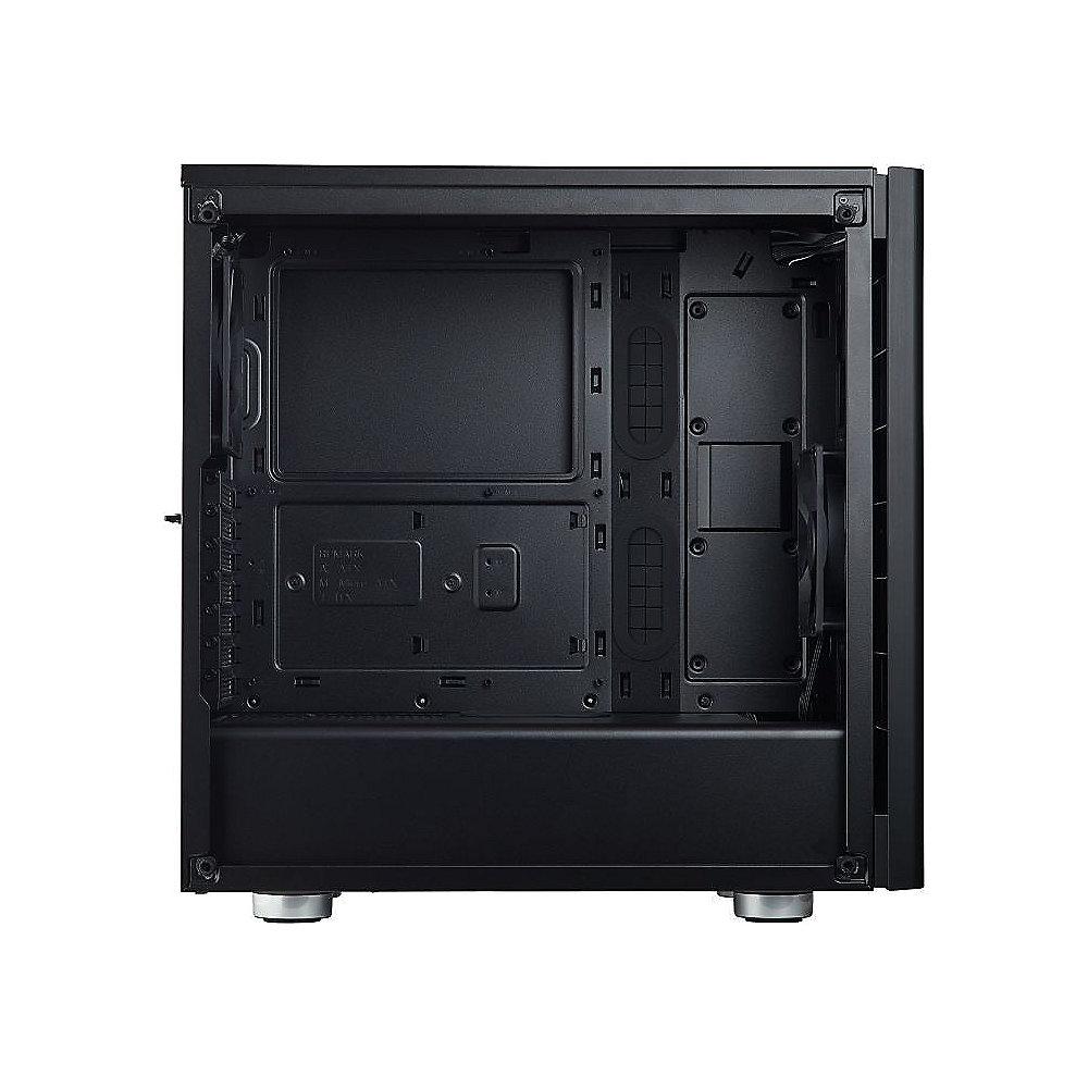 Corsair Carbide 275R Black Midi Tower Gaming Gehäuse, mit Acryl Seitenfenster