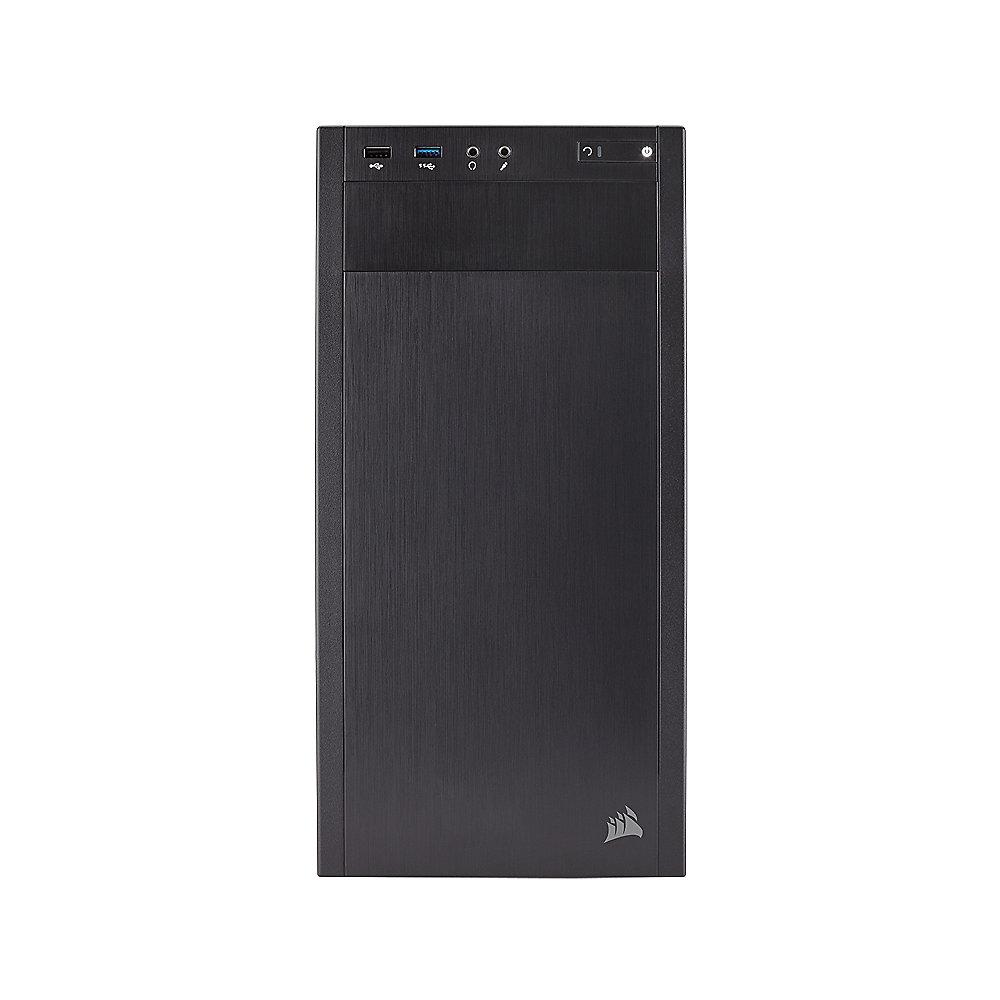 Corsair Carbide 88R Midi Tower Micro ATX Gehäuse mit Seitenfenster Schwarz